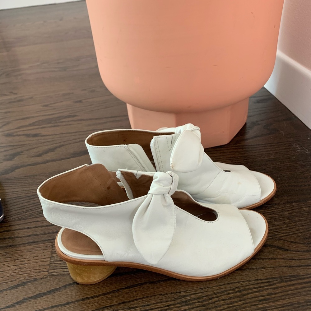 Bernardo Luna Leather Knotted Booties